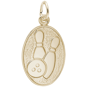 Bowling Charm 10K Gold - 10-6562