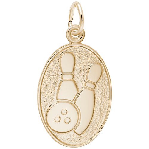 Bowling Charm Gold Plated - 10-6562