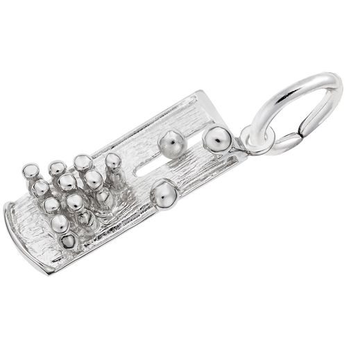 Bowling Charm White Gold - 10-1401