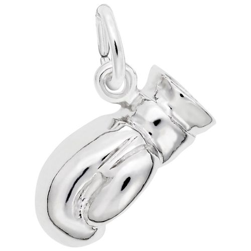 Boxing Glove Charm White Gold - 10-0833