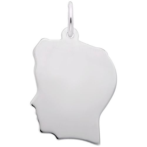 Boy Charm White Gold - 10-1831
