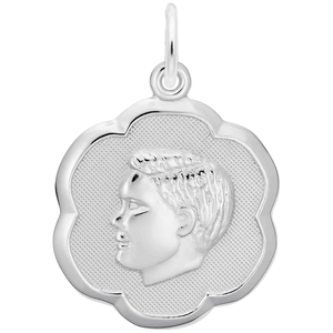 Boy Charm White Gold - 10-0943