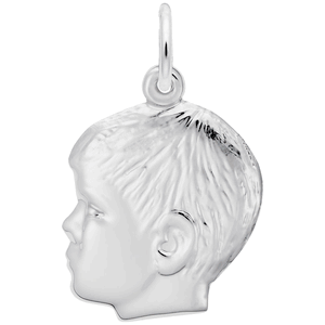 Boy Charm White Gold - 10-0511