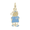 Rembrandt Boy W/baseball Cap- Blue Charm - Gold Plated - 10-8423-1-GP