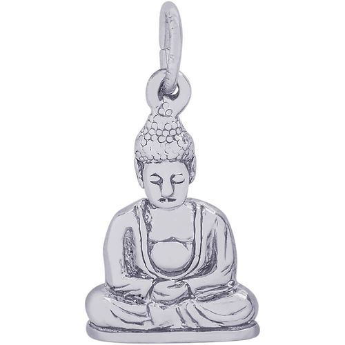 Buddha Charm White Gold - 10-0650