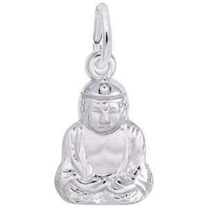 Buddha Charm White Gold - 10-0651