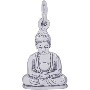 Buddha Charm White Gold - 10-0650