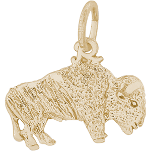 Buffalo Charm 14K Gold - 10-0162