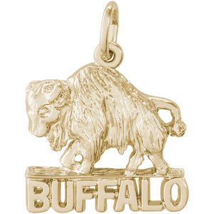 Buffalo Charm Gold Plated - 10-3282