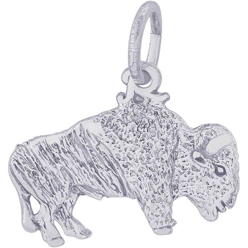 Buffalo Charm White Gold - 10-0162