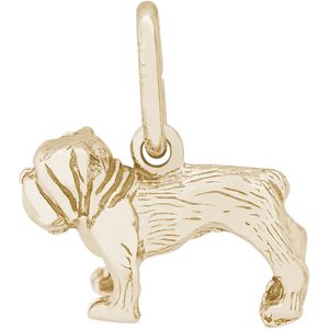 Bull Dog Charm 14K Gold - 10-1559