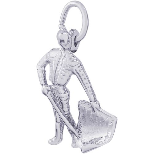 Bull Fighter Charm Silver - 10-1932