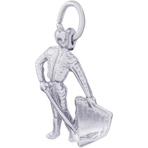 Bull Fighter Charm Silver - 10-1932