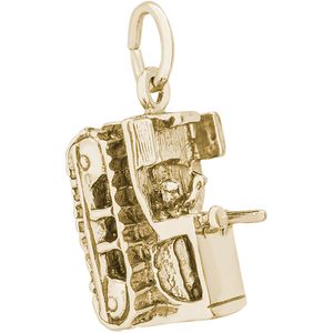 Bulldozer Charm 14K Gold - 10-2130