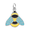 Rembrandt Bumble Bee - Painted Charm - Silver - 10-1099-1-SS