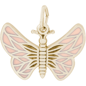 Butterfly Charm 14K Gold - 10-8128