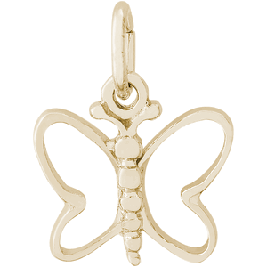 Butterfly Charm Gold Plated - 10-3554