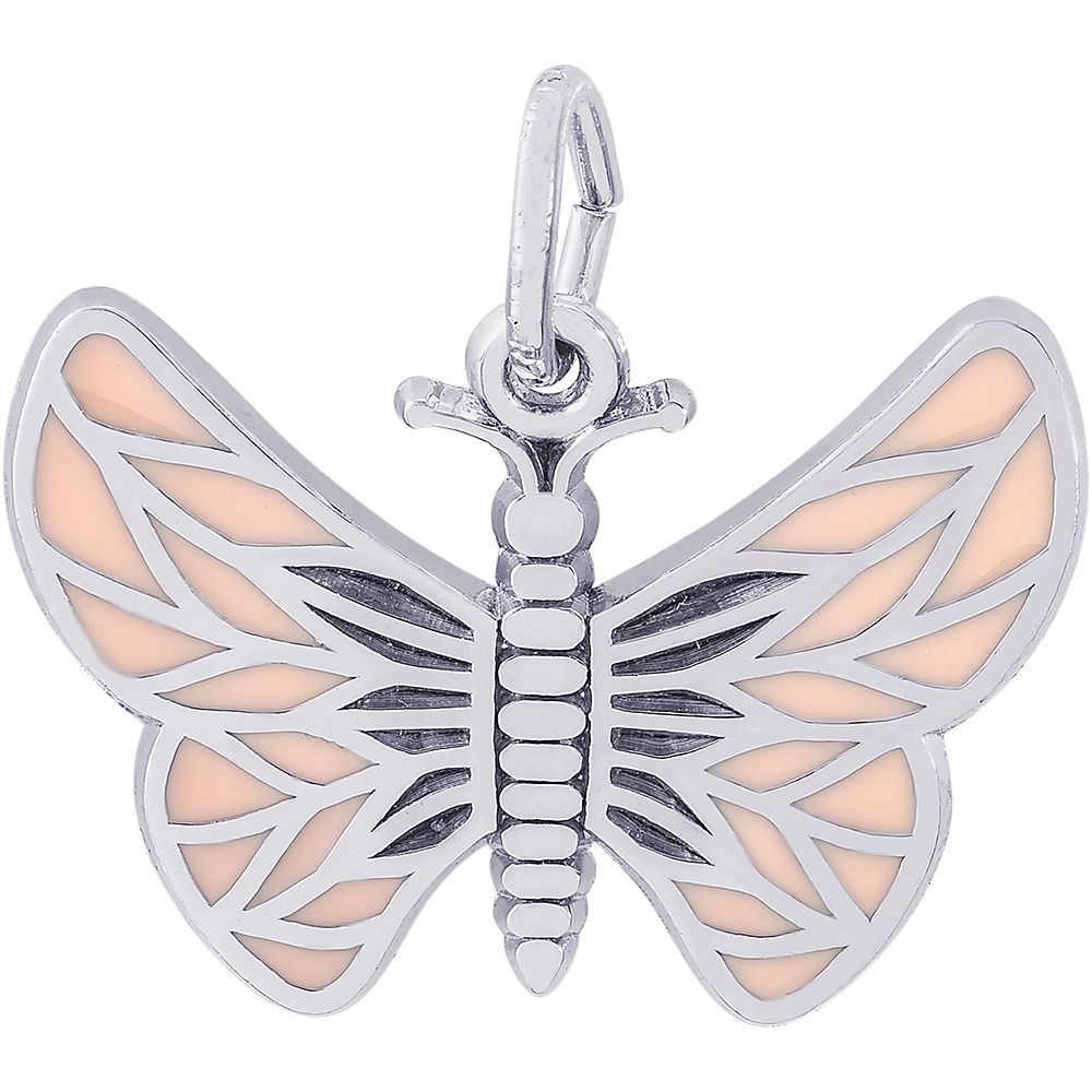 Butterfly Charm Silver - 10-8128
