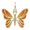 Rembrandt Butterfly-painted Charm - Gold Plated - 10-2429-1-GP