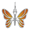 Rembrandt Butterfly-painted Charm - Silver - 10-2429-1-SS