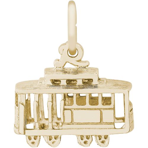 Cable Car Charm 14K Gold - 10-8256