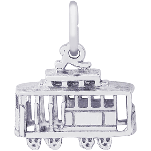 Cable Car Charm Silver - 10-8256