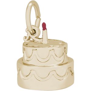 Cake Charm Gold Plated - 10-8154