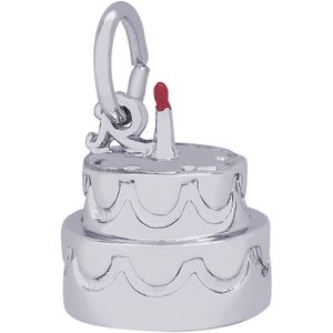Cake Charm Silver - 10-8154
