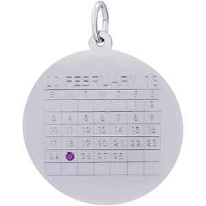Calendar Charm Silver - 10-4634