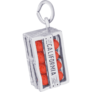 California Oranges Charm Silver - 10-3549