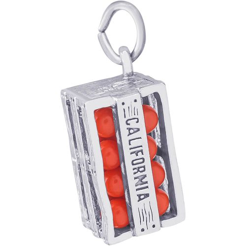 California Oranges Charm White Gold - 10-3549