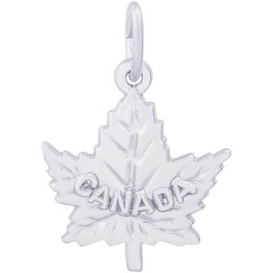 Canada Maple Leaf Charm Silver - 10-1049