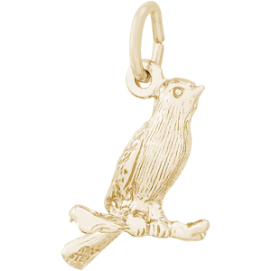 Canary Bird Charm 14K Gold - 10-1611