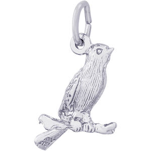 Canary Bird Charm Silver - 10-1611