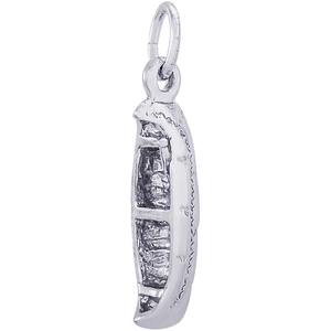 Canoe Charm White Gold - 10-3058