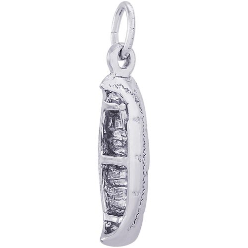 Canoe Charm White Gold - 10-3058
