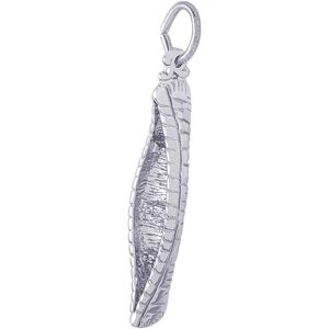 Canoe Charm White Gold - 10-2425