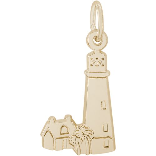 Cape Florida Lighthouse Charm 14K Gold - 10-6569