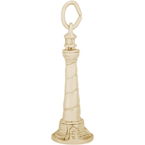Cape Hatteras Lighthouse North Carolina Charm 10K Gold - 10-3430