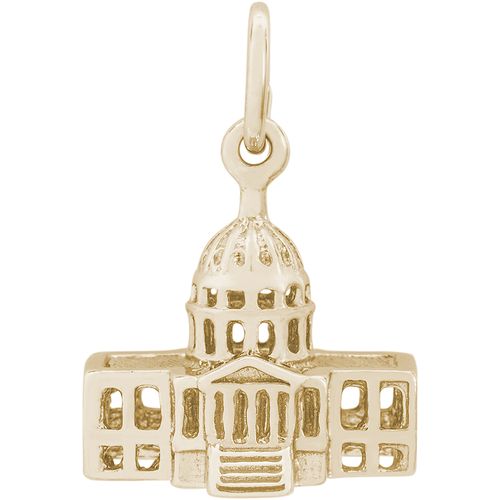 Capitol Building Charm 10K Gold - 10-8251