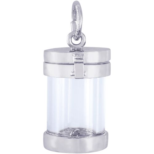 Capsule Charm White Gold - 10-3356