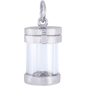 Capsule Charm White Gold - 10-3356