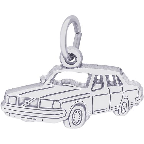 Car Charm White Gold - 10-7785