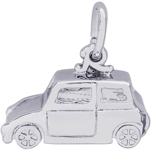 Car Charm White Gold - 10-8200