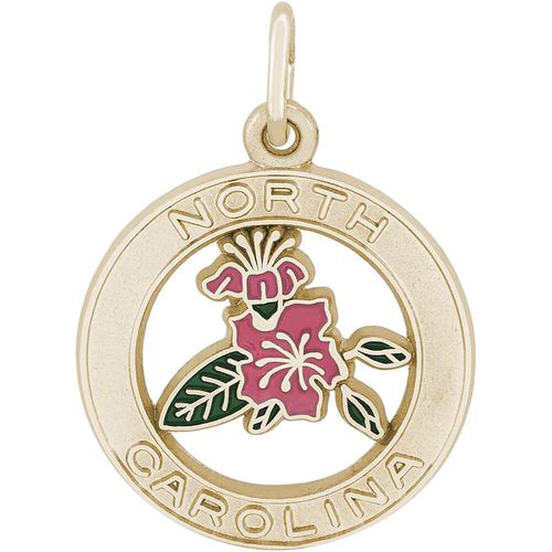 Carolina Azalea Charm-Gold Plated - 10-8309