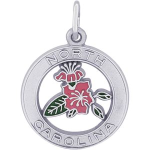 Carolina Azalea Charm-White Gold - 10-8309