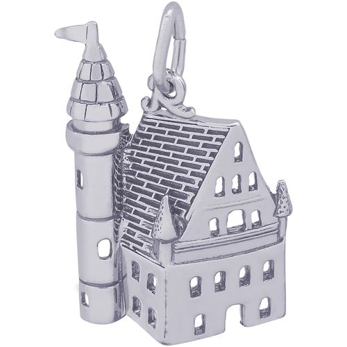 Castle Charm Silver - 10-2789