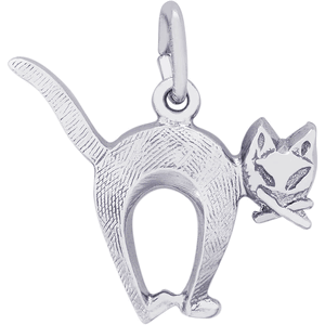 Cat Charm Silver - 10-1254