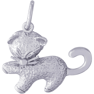 Cat Charm Silver - 10-0773