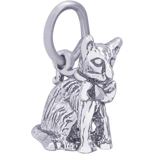 Cat Charm White Gold - 10-1809